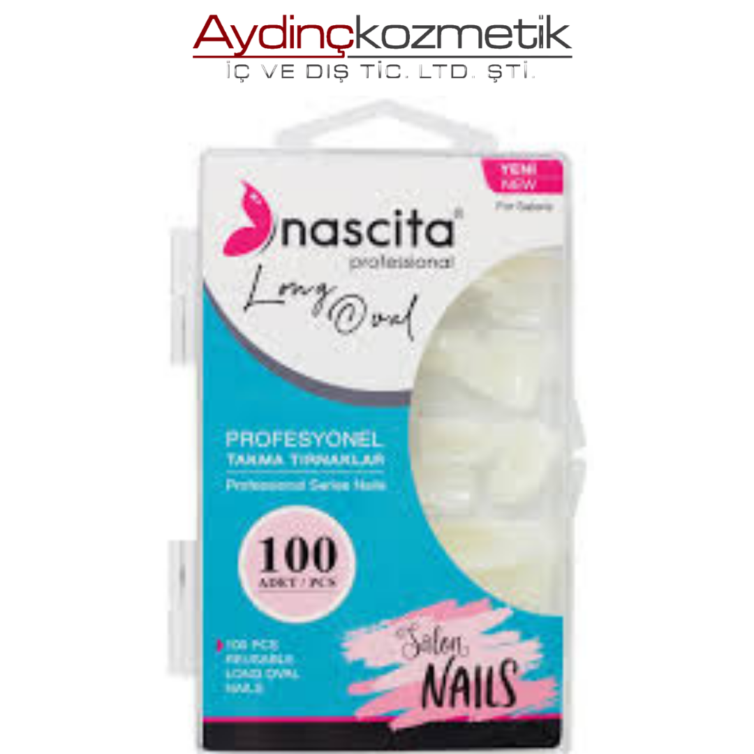 NASCITA- NASNAIL00165 100 ?lü Kutulu (Long Oval )