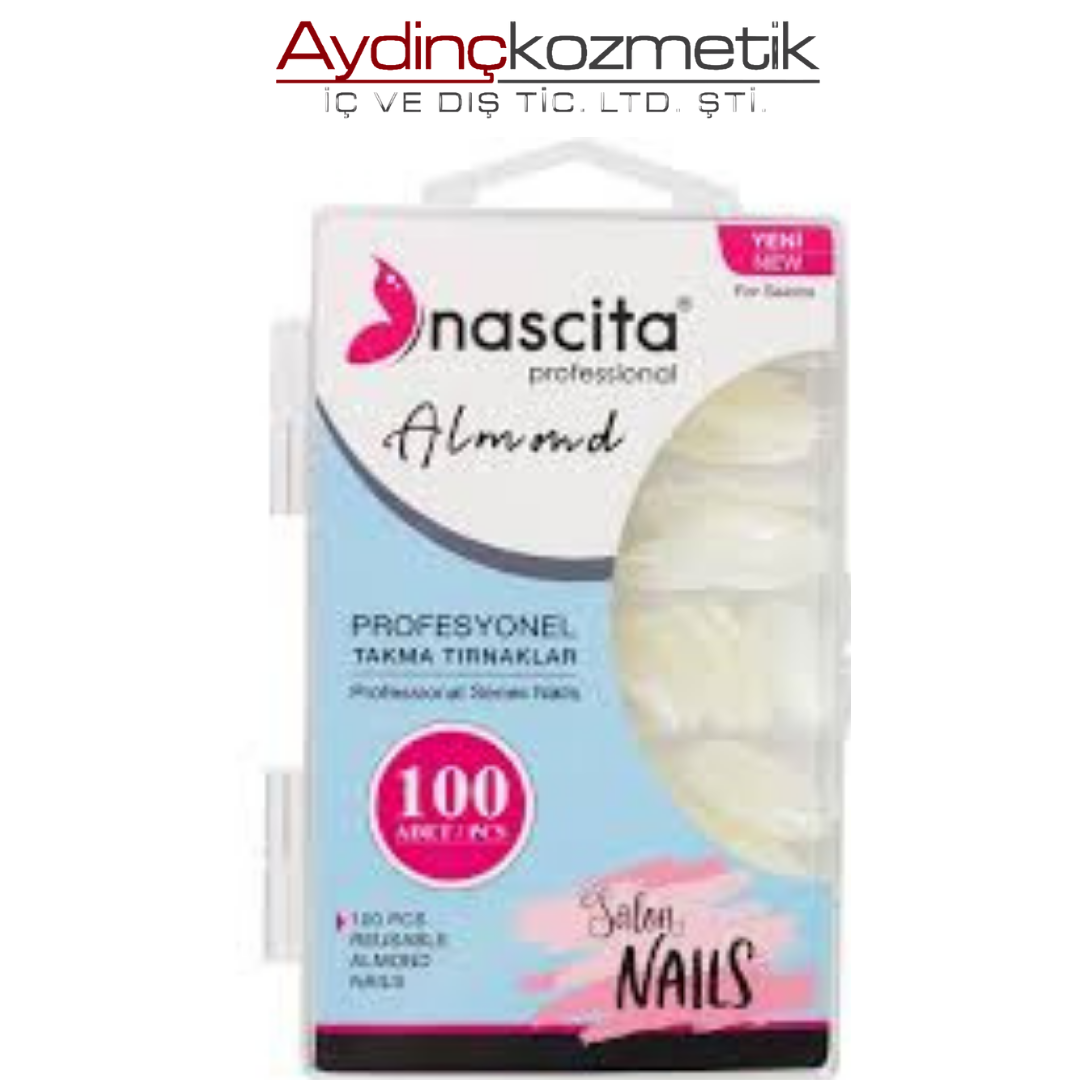 NASCITA- NASNAIL00166 100 ?lü Kutulu ( Almond )