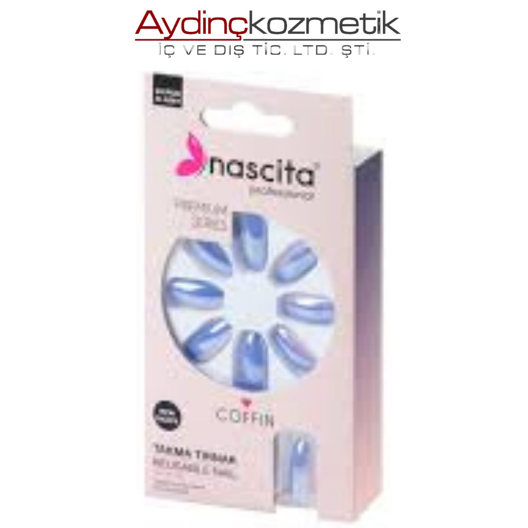 Nascıta- Nasnaıl00183 24 Lü Renkli Takma Tırnak Co