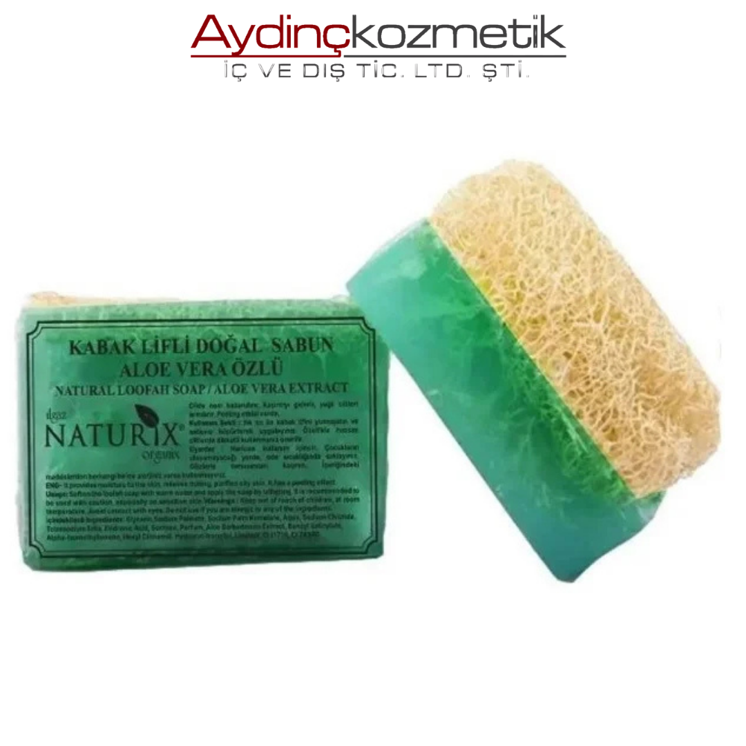 NATURIX DOĞAL KABAK LİFLİ SABUN 130 GR ALOE VERA