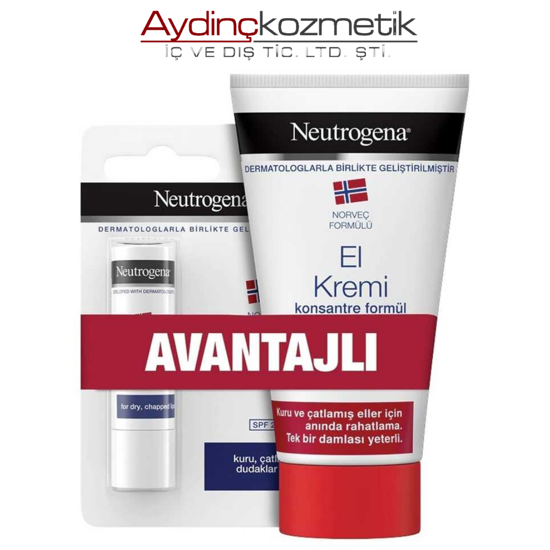 NEUTROGENA 75ML EL KREMI&LİP HED.PAR.SUZ