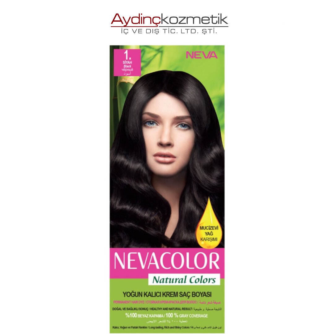 Neva Color Saç Boyası Seti 1 Siyah