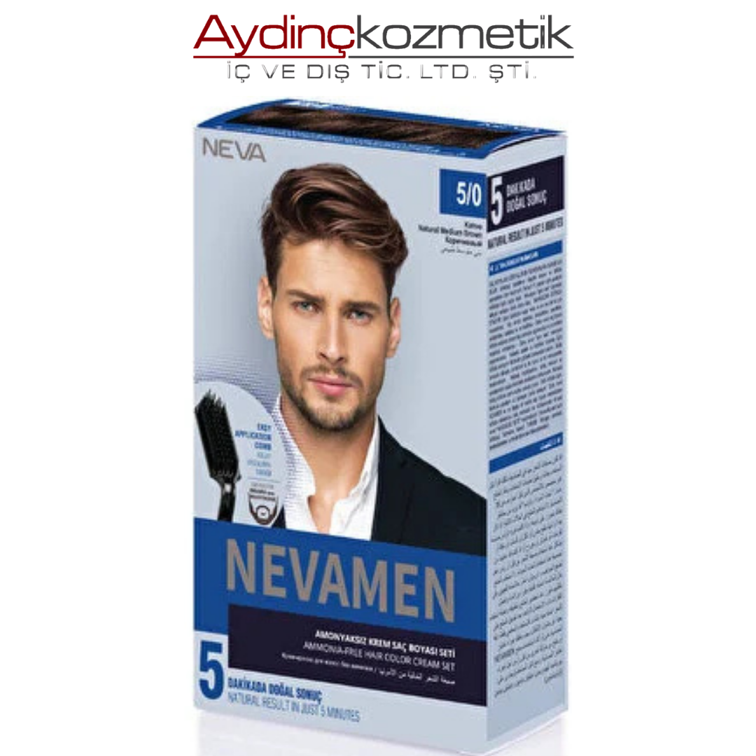 Neva Men 5/0 Natural Medıum Brown - Kahve