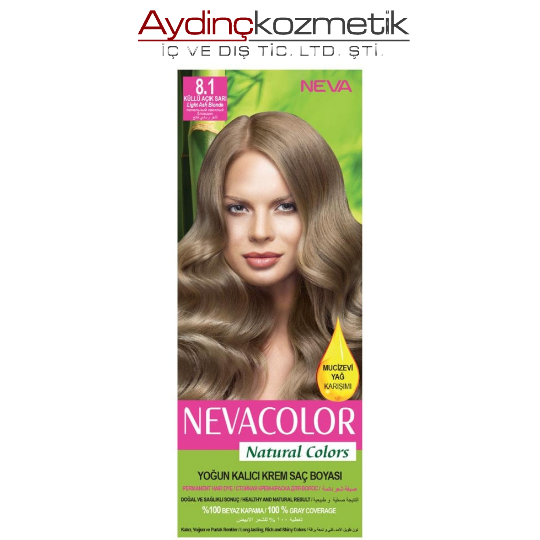 NEVA NATURAL COLOR 8.1  KÜLLÜ AÇIK SARI