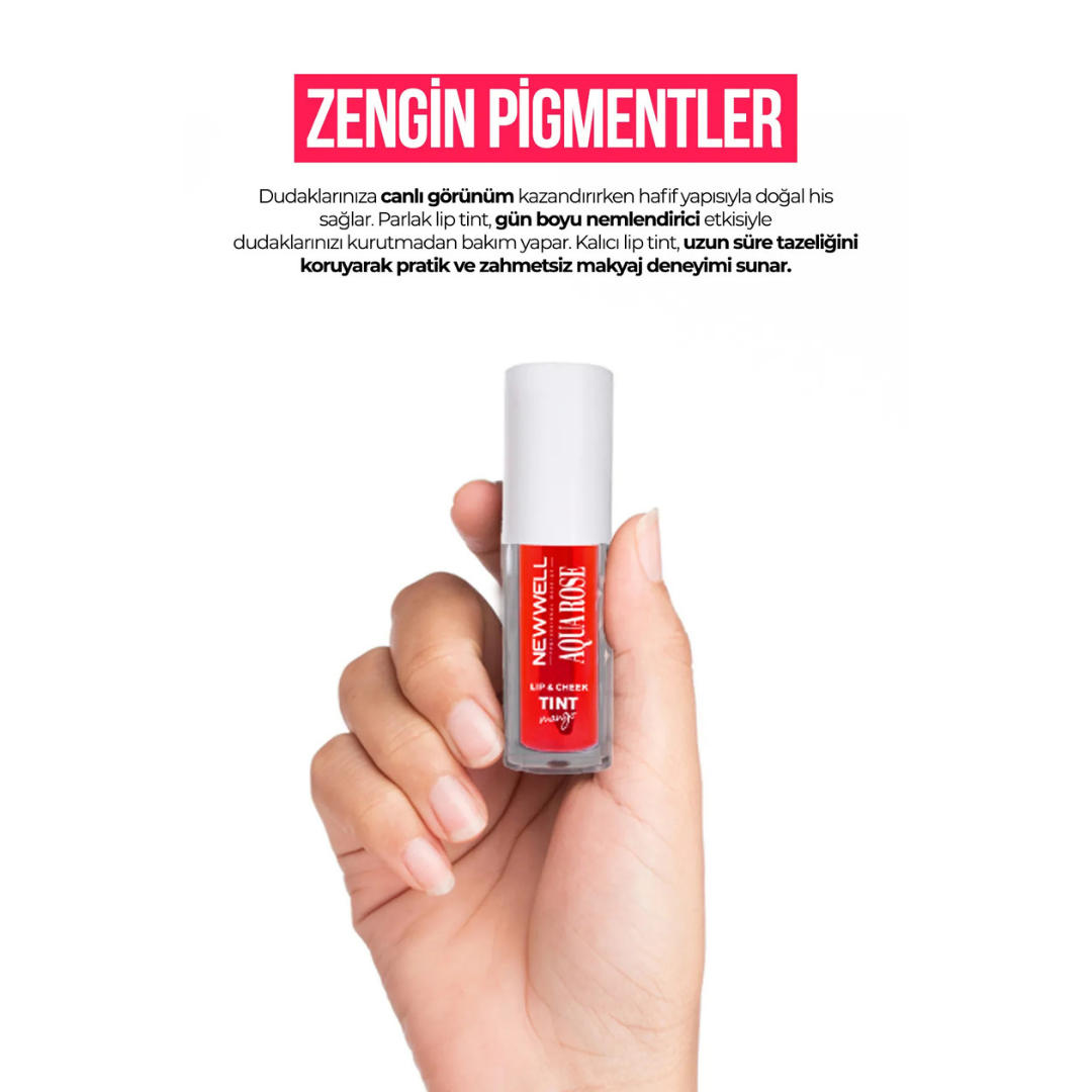 New Well Aqua Rose Lip & Cheek Tint Mango Aromalı 6 ml