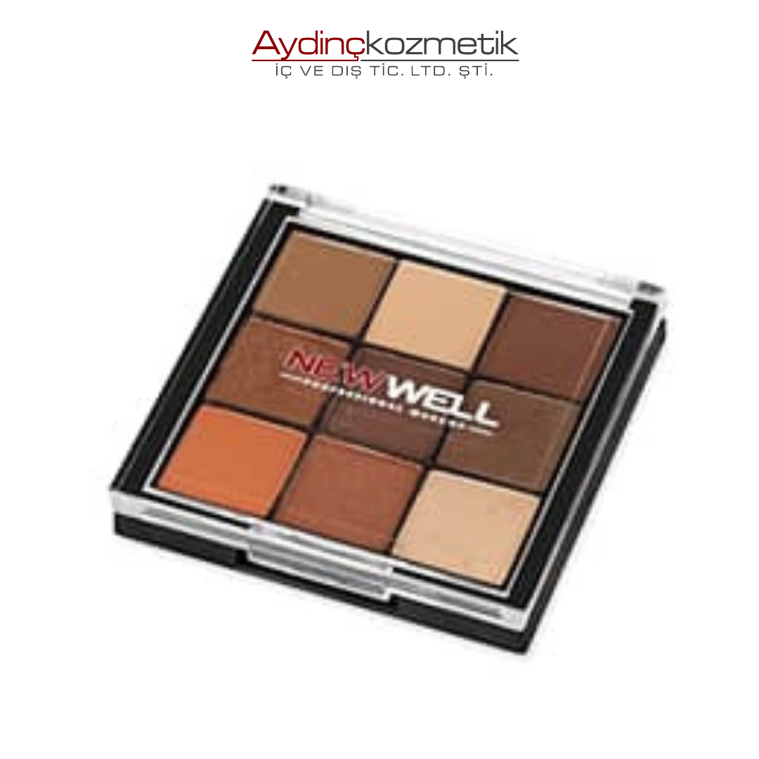 New Well Eye shadow Palette 9 Colours No 01