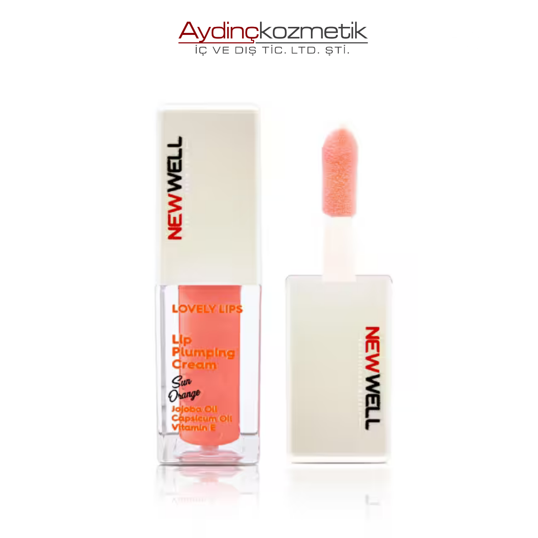 New Well Lip Plumping Cream Sun Orange Dudak Dolgunlaştırıcı Krem 5 ml