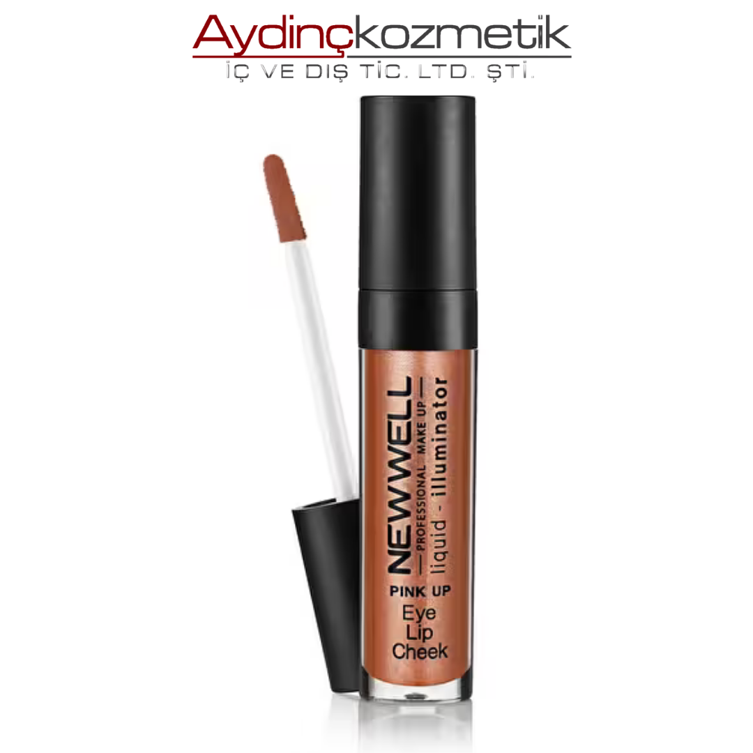 New Well Lıquıd Illumınator Aydınlatıcı Allık 3 in 1 Pink Up