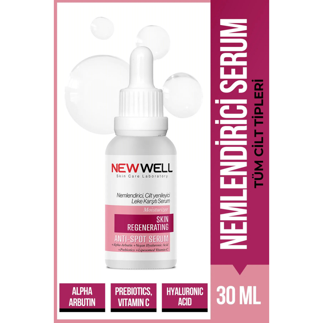 New Well Nemlendirici, Cilt Yenileyici Leke Karşıtı Serum 30ml
