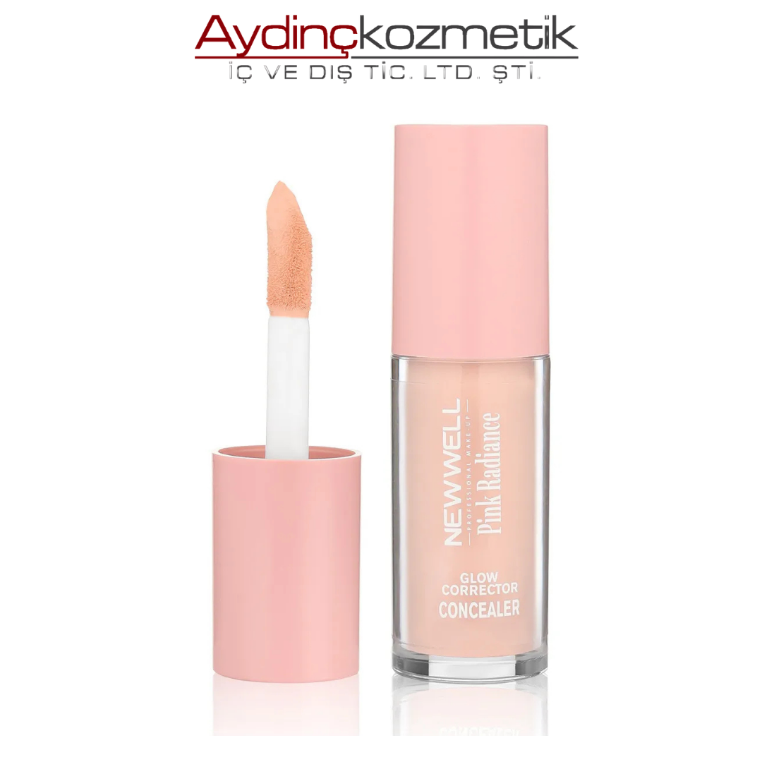 New Well Pink Radiance Glow Corrector Concealer Pembe Işıltılı,Parlaklık,Düzeltici,Kapatıcı 8 GR