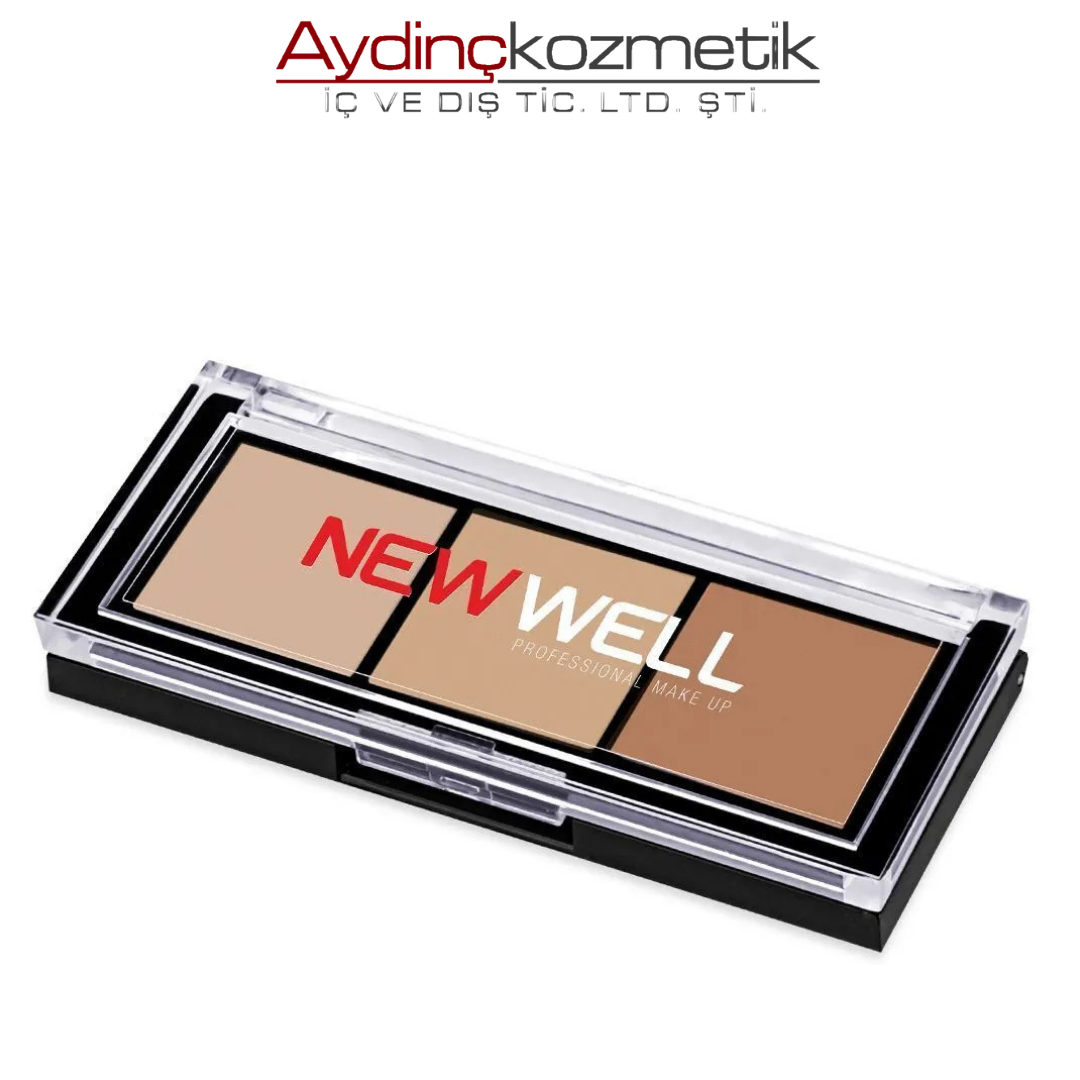 New Well Porcelain Make Up Highlighter 3lü