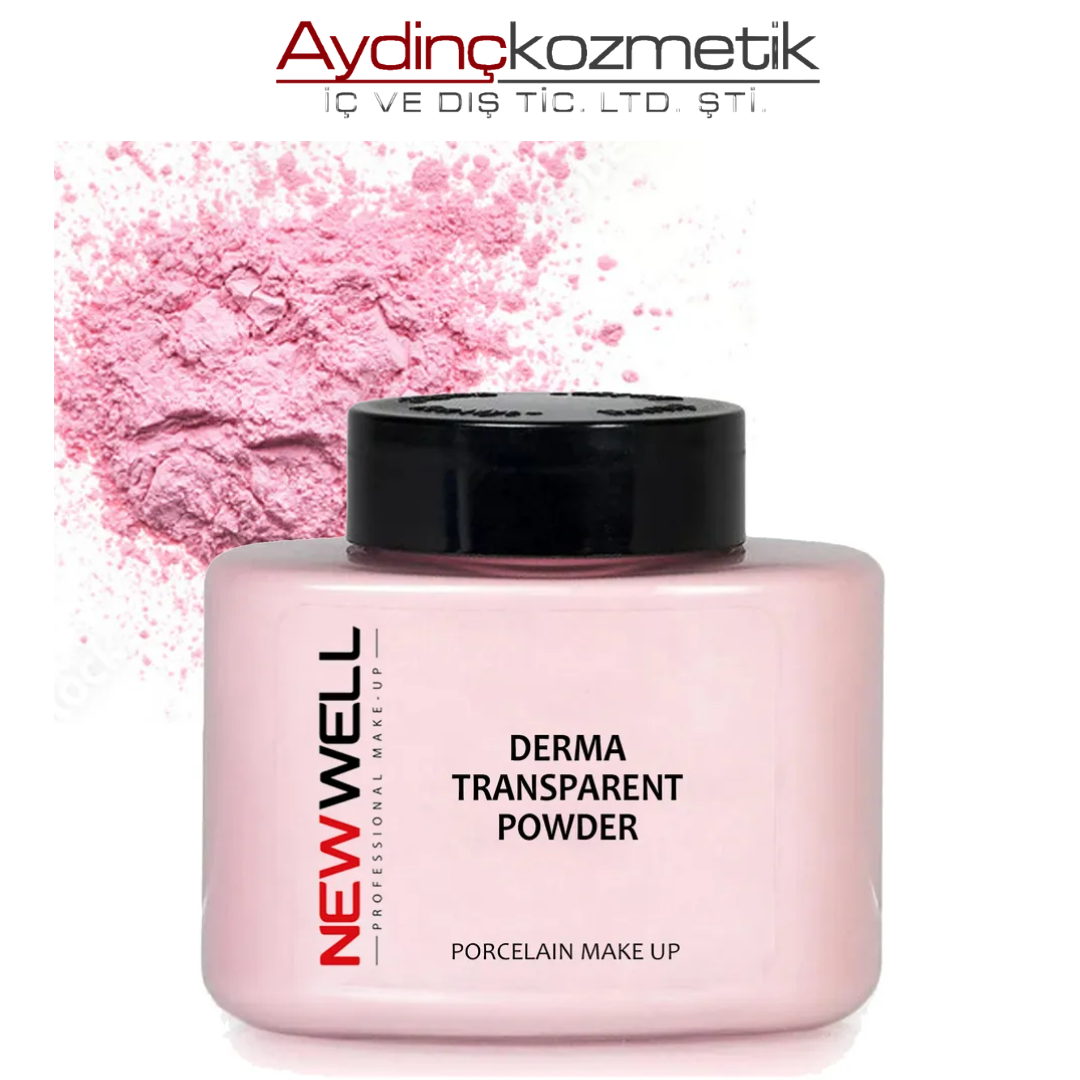 New Well Transparan Pembe Pudra