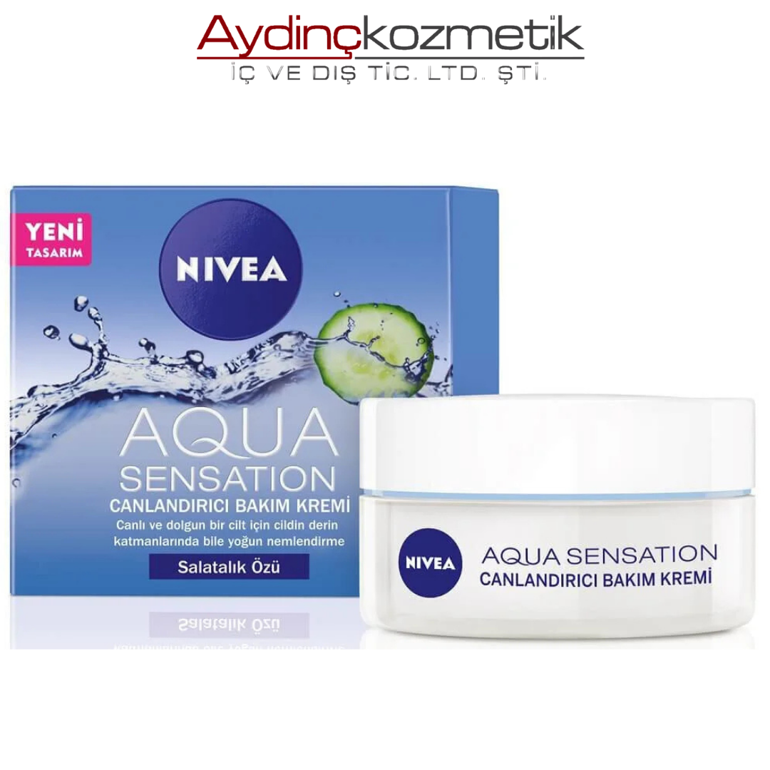 NİVEA AQUA SENSATİON CANLAN.BAKIM KREMİ 50 ML