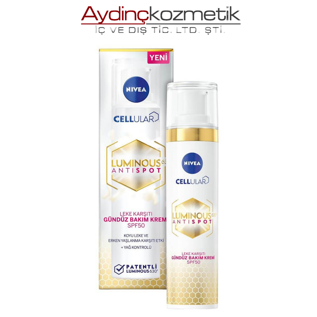 NIVEA GÜNDÜZ KREMİ 50ML VİSAGE LUMİNOUS630 SPF50