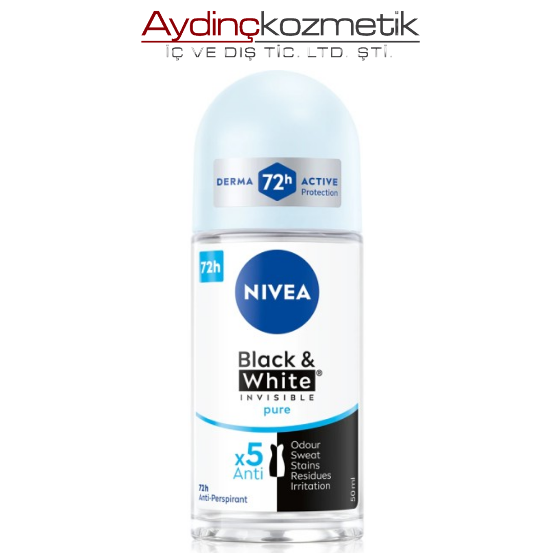 Nivea Invisible Pure Kadın Roll-On 50 ml