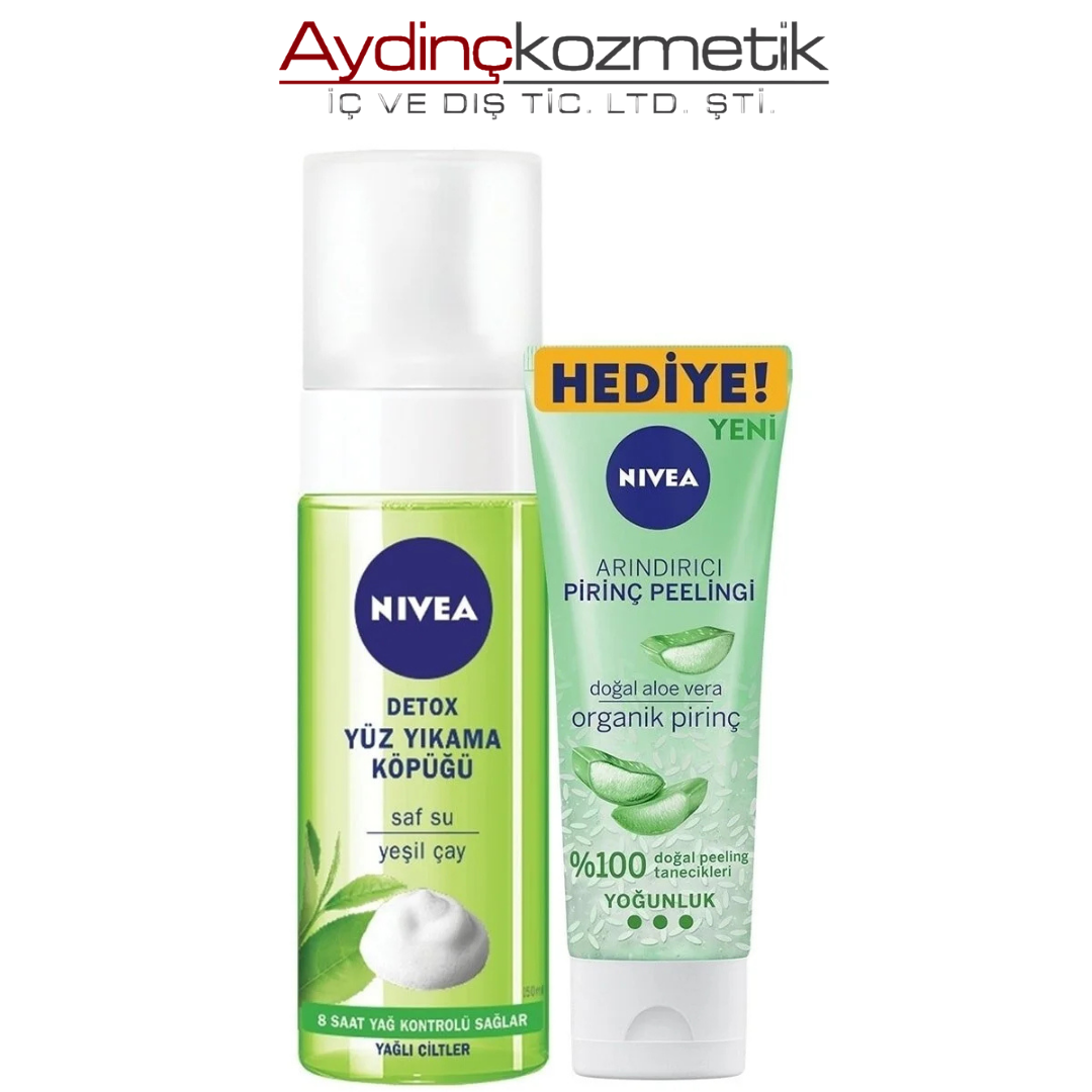NIVEA KOPUK DETOX+PEELING PIRINC SET