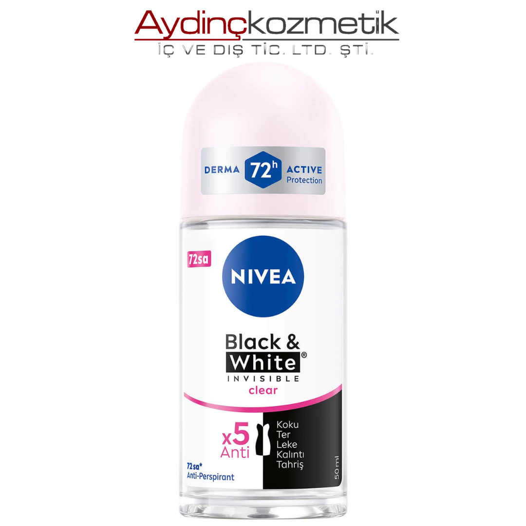 Nivea Roll-on Byn 50ml Black&white Authen