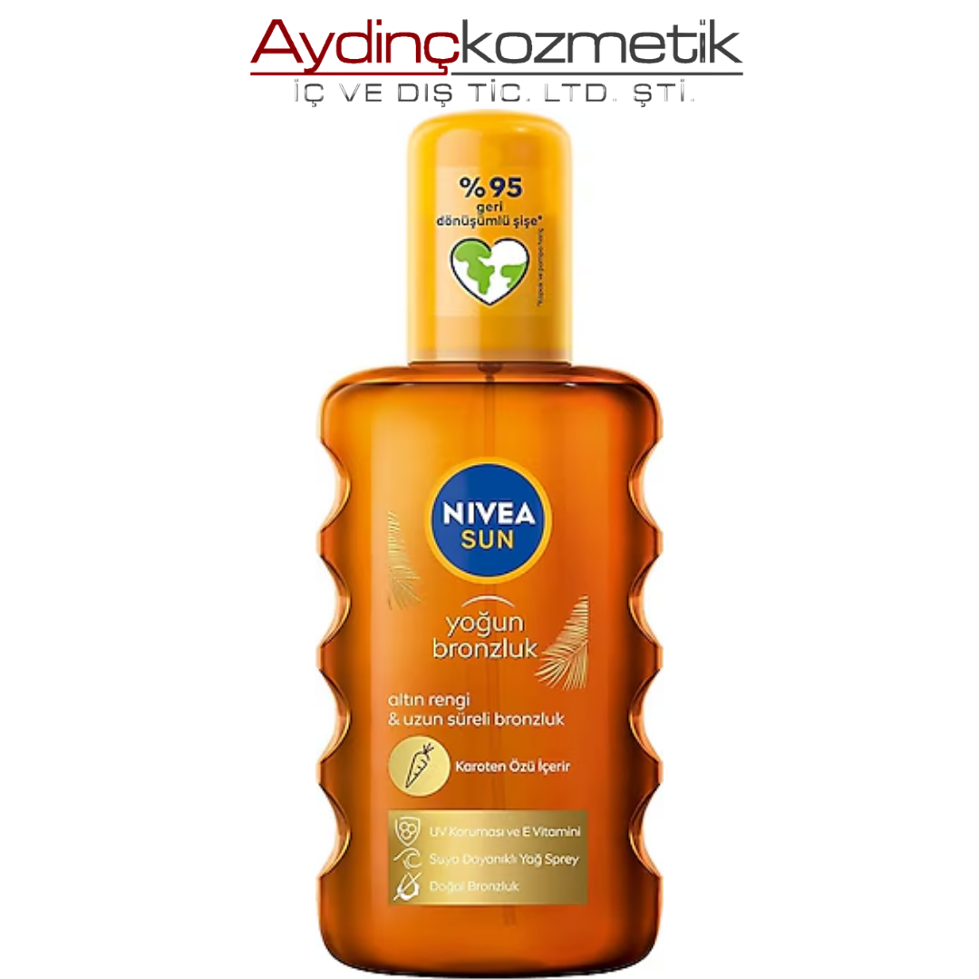 Nivea Sun Bronzlastirici Yag 200 ml Karroten SPF 6+