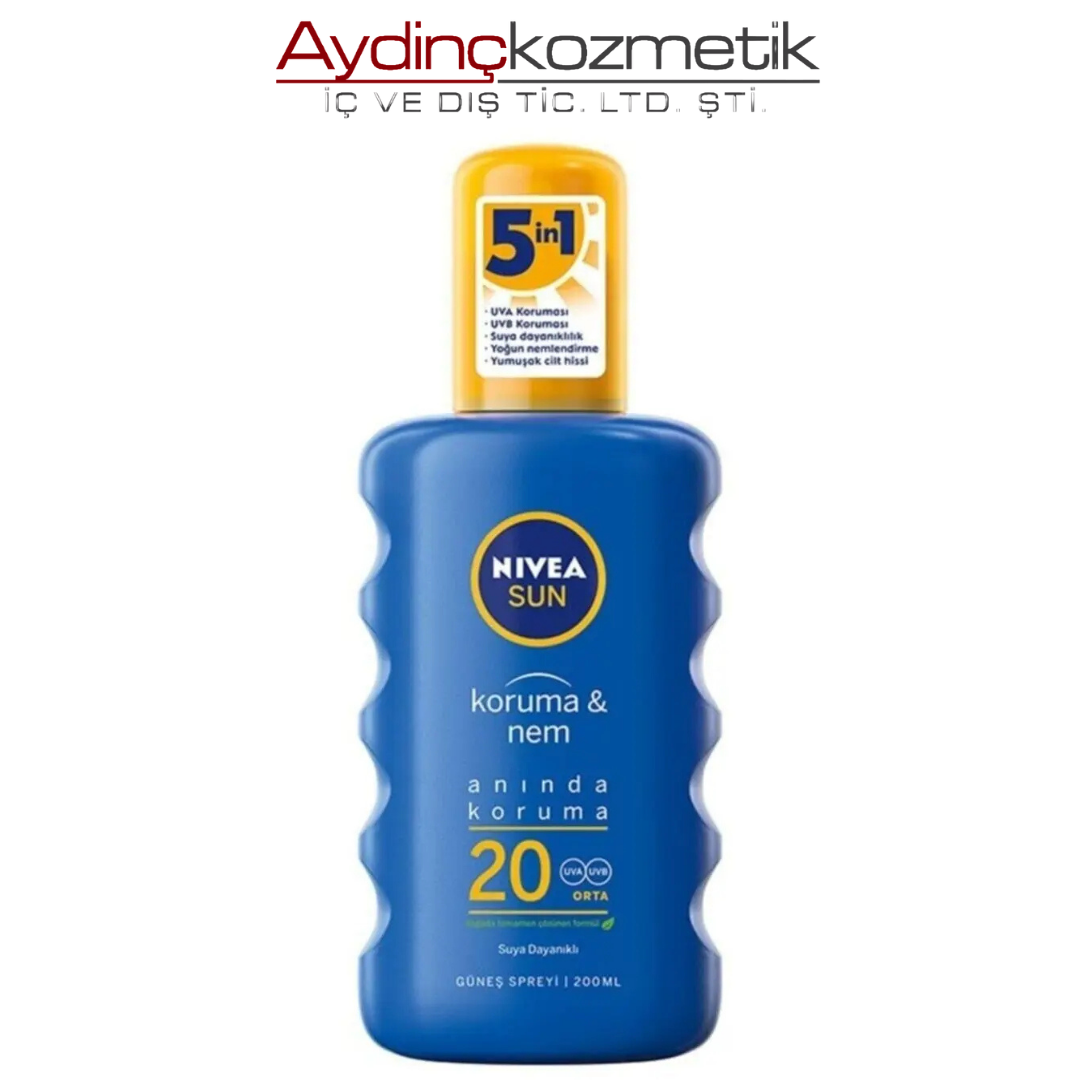 NİVEA SUN KORUMA&NEM NEMD.GÜNEŞ SPREYİ GKF20 200ML