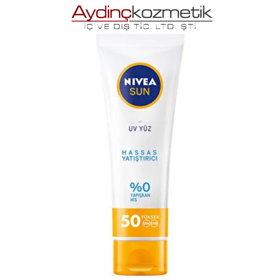 NİVEA SUN KREM 50ML HASSAS&YATIST.SPF50