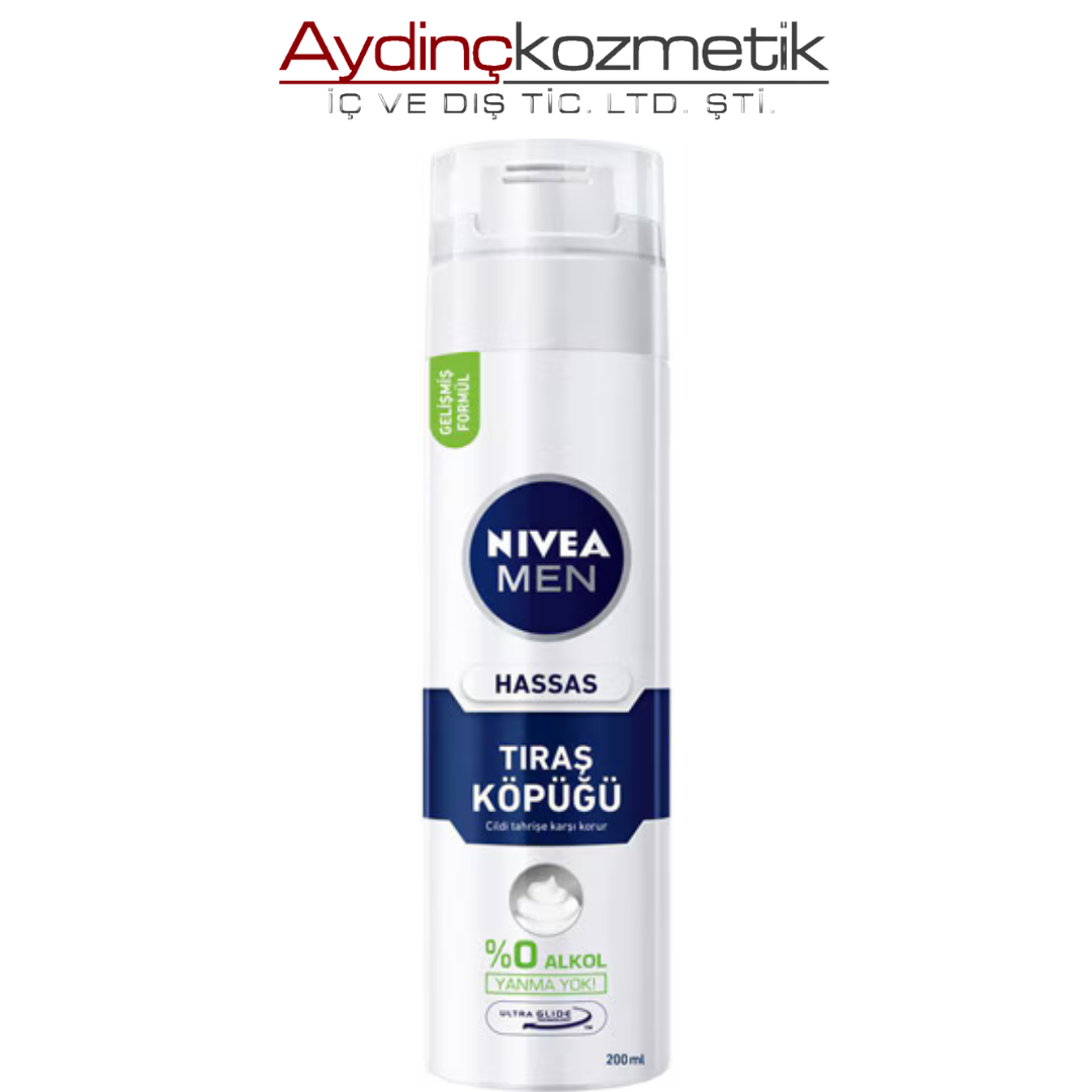 NİVEA TRAŞ KÖPÜĞÜ 200ML HASSAS