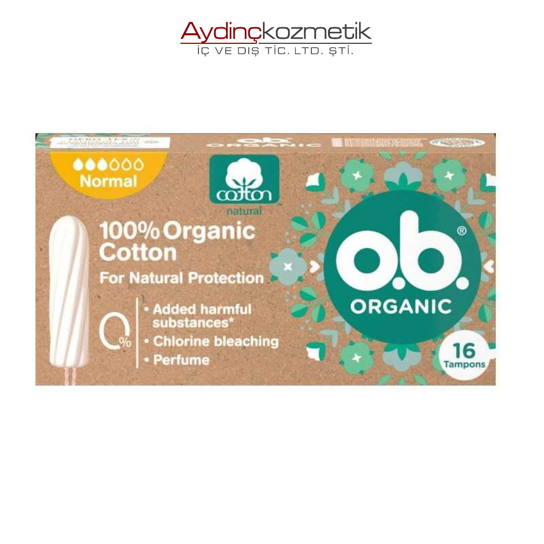 O.B Tampon 16'Lı Normal Organik