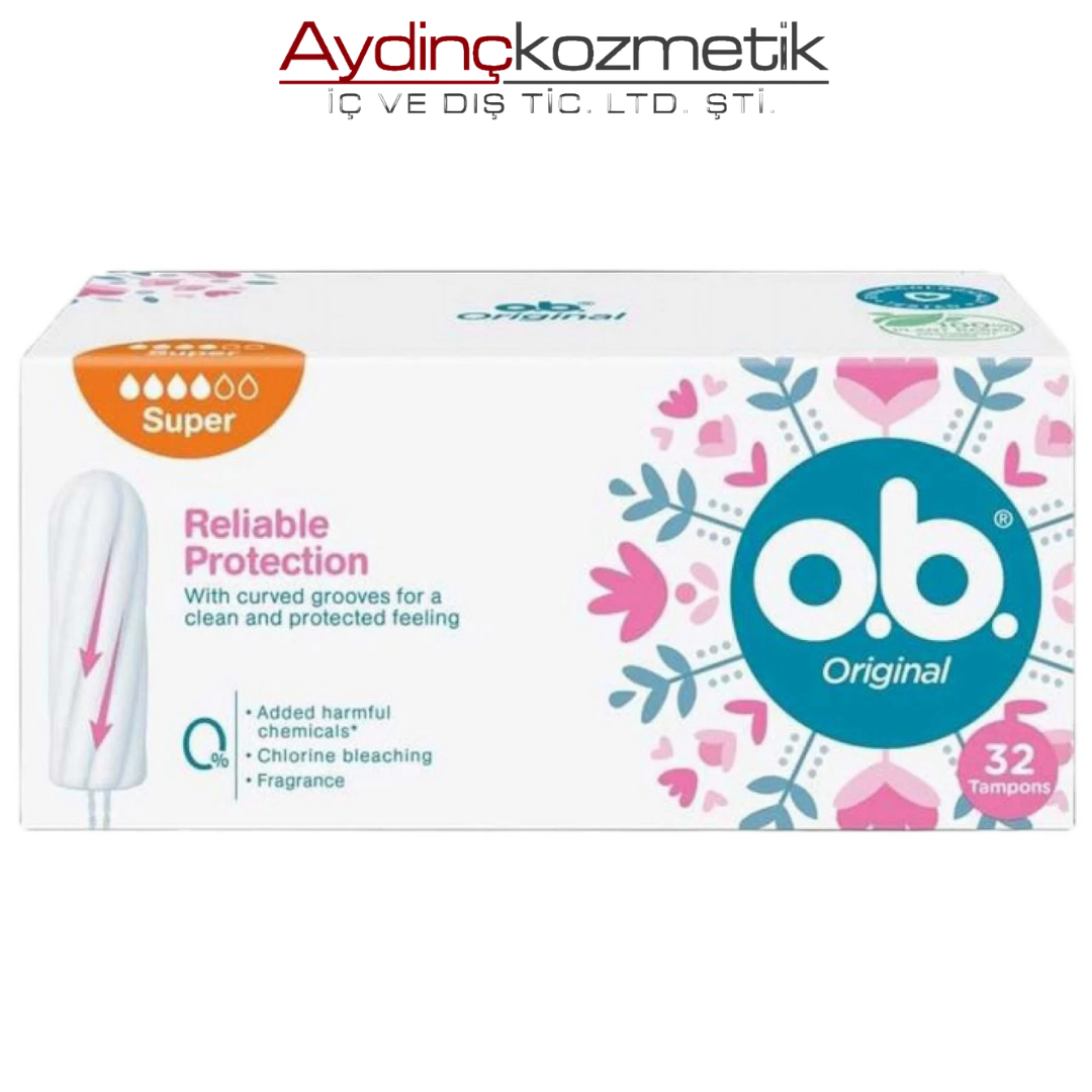 O.B TAMPON 32LI SUPER ORIGINAL