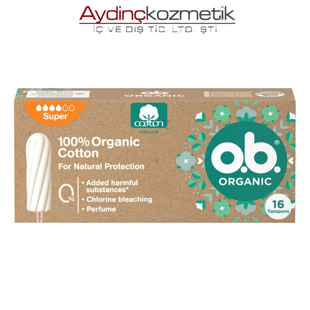 O.B TAMPON SUPER ORGANİK 16 LI