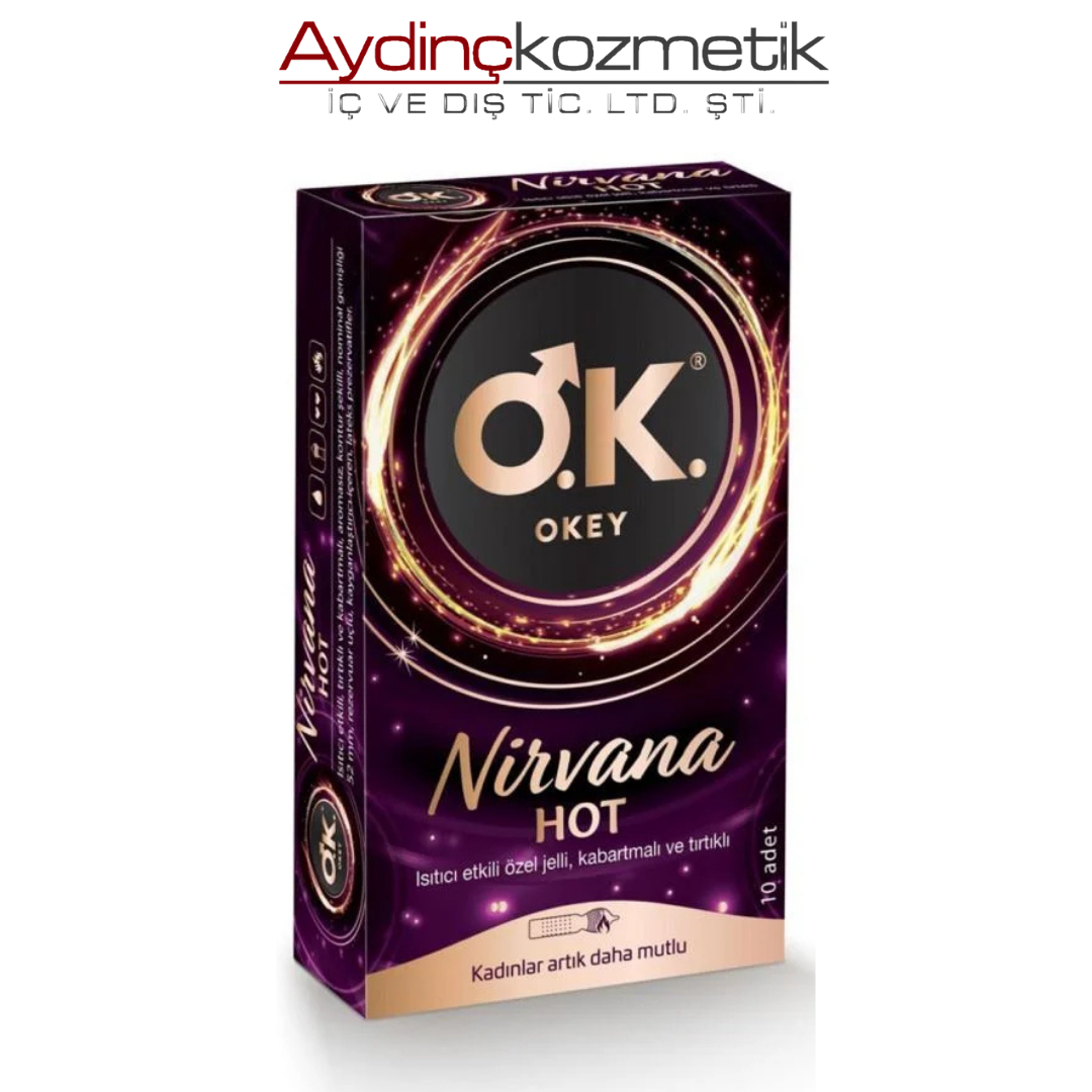 Okey Prezervatif 10'lu Nirvana Hot 