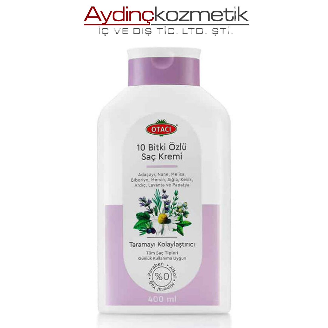 Otacı 10 Bitkili Onarıcı Bitki Özlü Saç Kremi 400ml