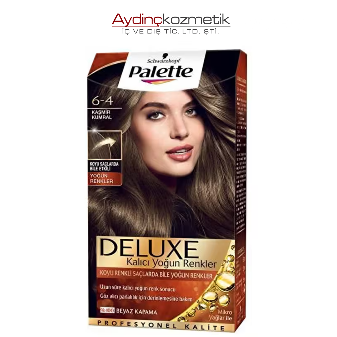 Palette Deluxe 6-4 Kaşmir Kumral 50 ml Saç Boyası