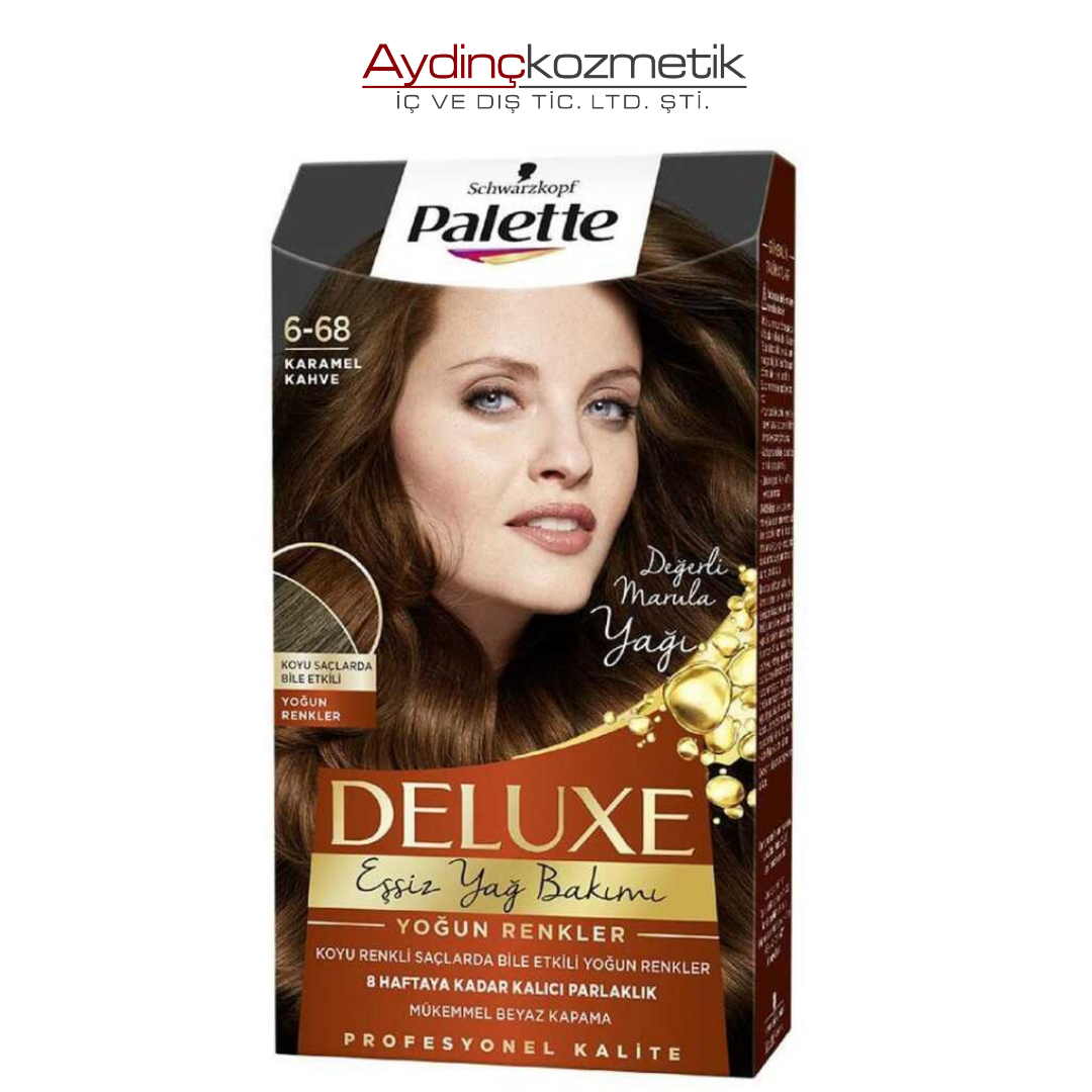 Palette Deluxe 6-68 Karamel Kahve 50 ml Saç Boyası