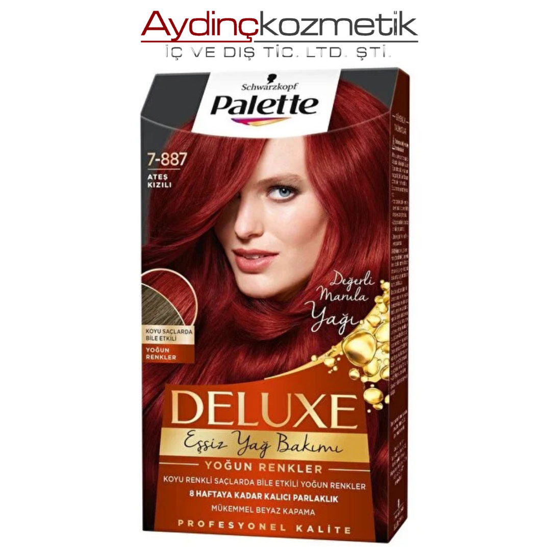 PALETTE SET  7-887 ATEŞ KIZILI