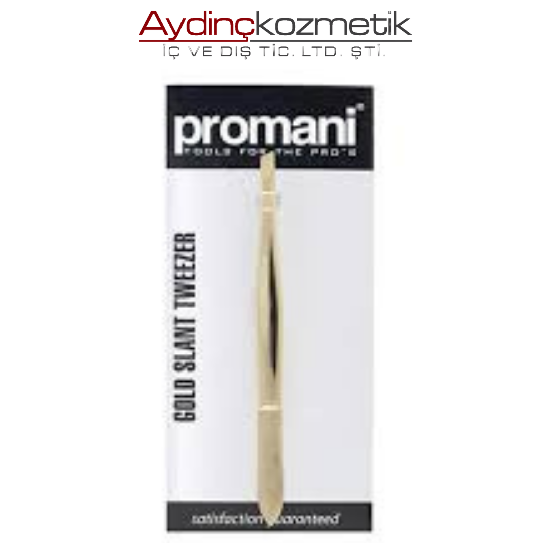 Promani Pr-919 Altın Düz Ince Uçlu Cımbız