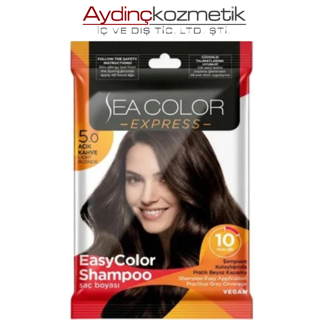 Sea Color Express Boya 30 ml 5.0 Açik Kahve