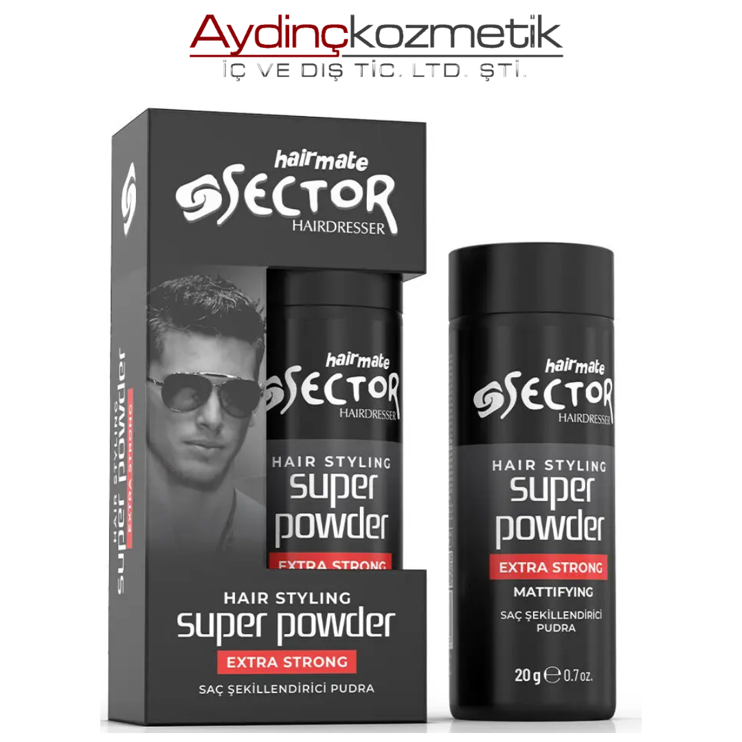 Sector Toz Wax 20 g Extra Strong Siyah