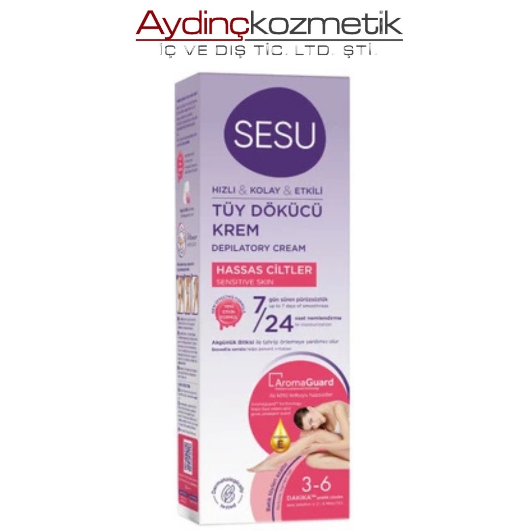 SESU TÜY DÖKÜCÜ KREM 100 ML HASSAS CİLTLER YENİ