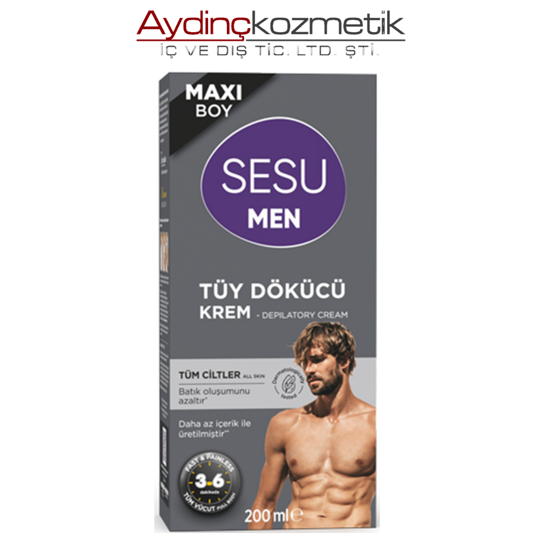Sesu Tüy Dökücü Sprey 200 ml Men Tüm Ciltler