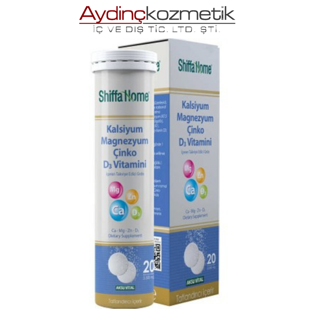 Shıffa Home Ca-Mg-Zn-D3 Efervesan 20Tb