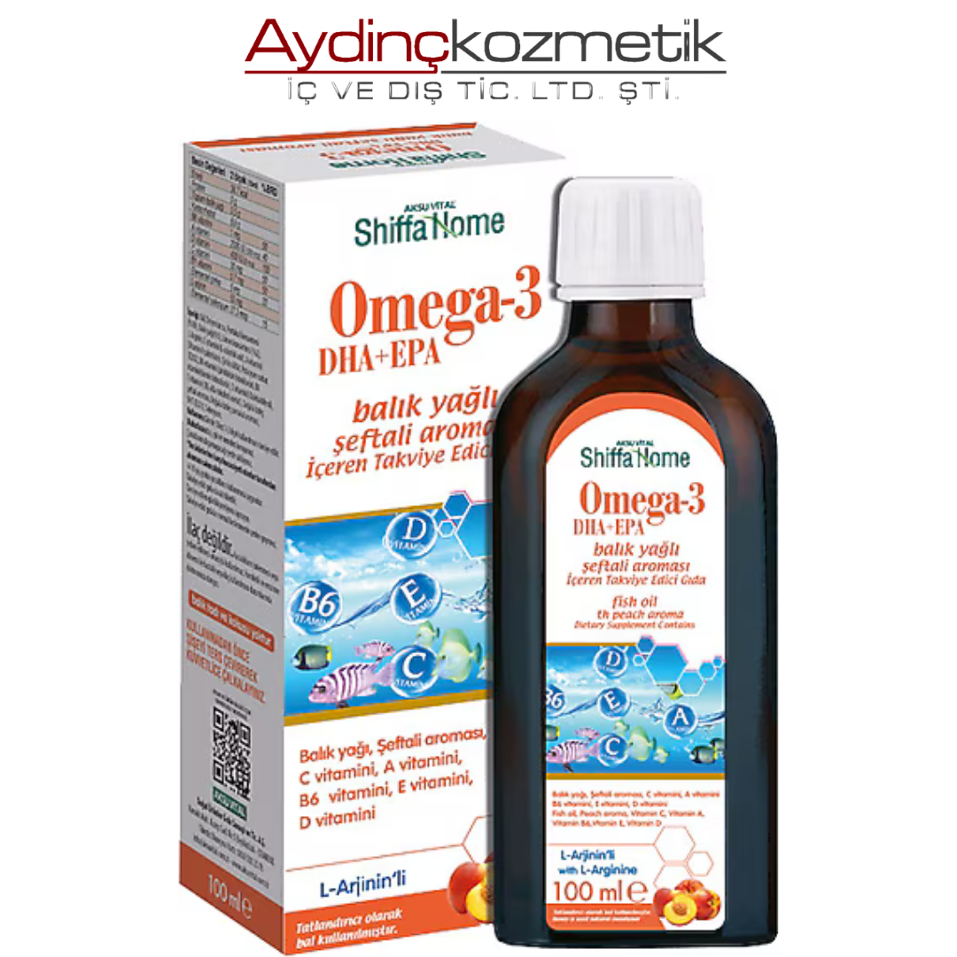 Shıffa Home Şeftali Aromalı Omega-3   100Ml