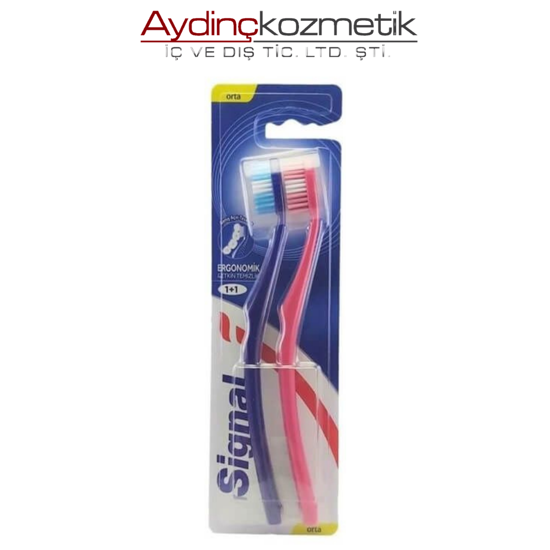 Si̇gnal Di̇ş Firçasi 1+1 Ergonomi̇k 