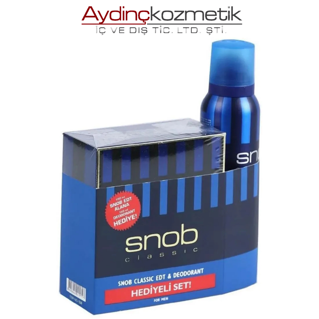 SNOB KOFRE EDT+DEO CLASSİC