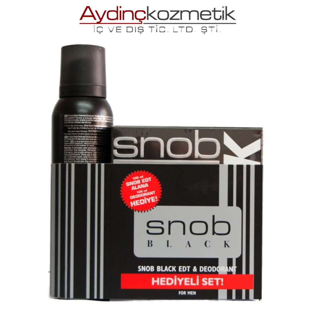 Snob Kofre Set Black 