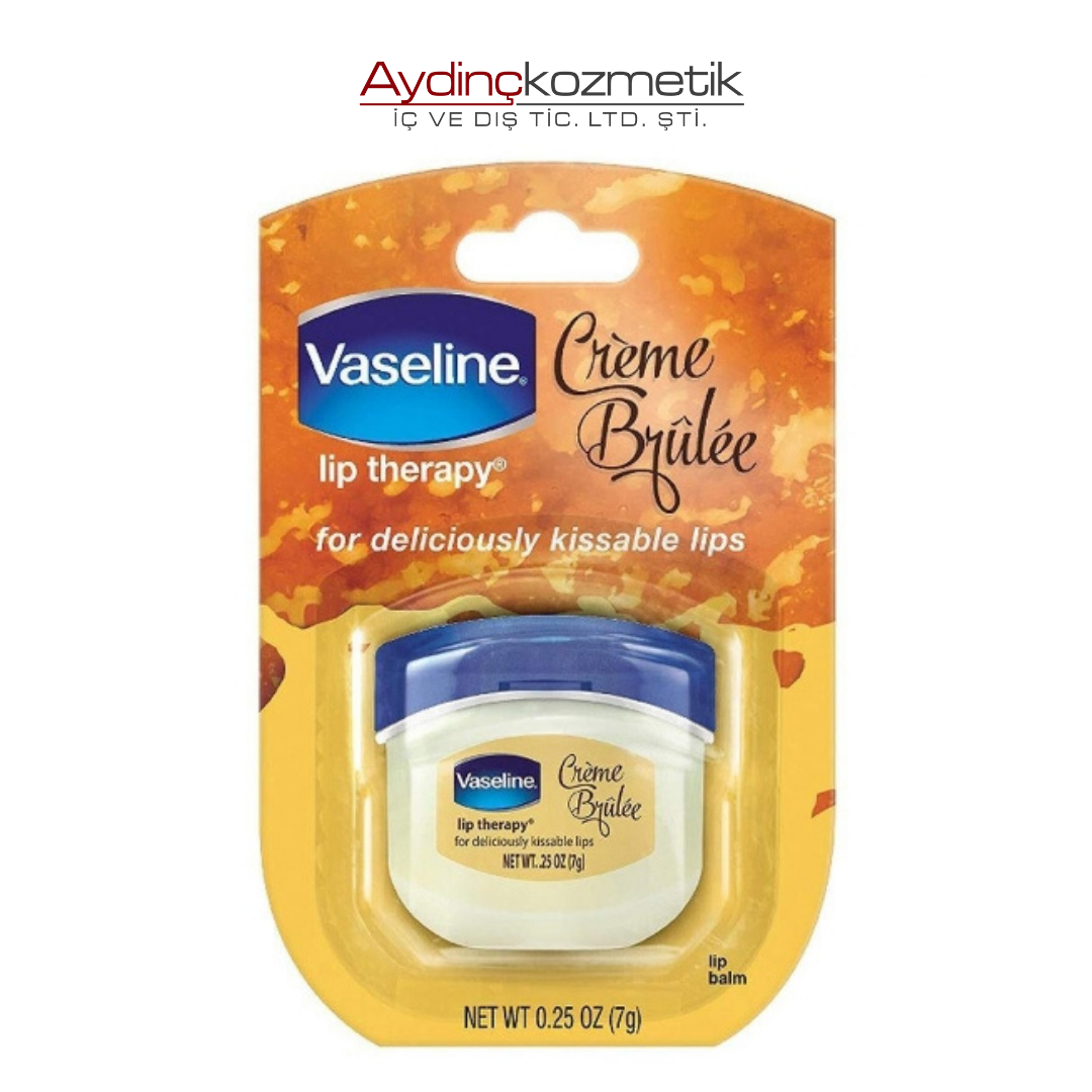 Vaseline Lip Kavanoz 7gr Creme Brulee