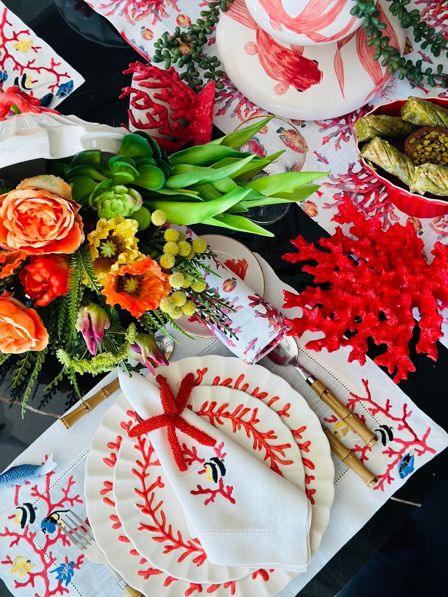 Akvaryum Yemek Peçetesi