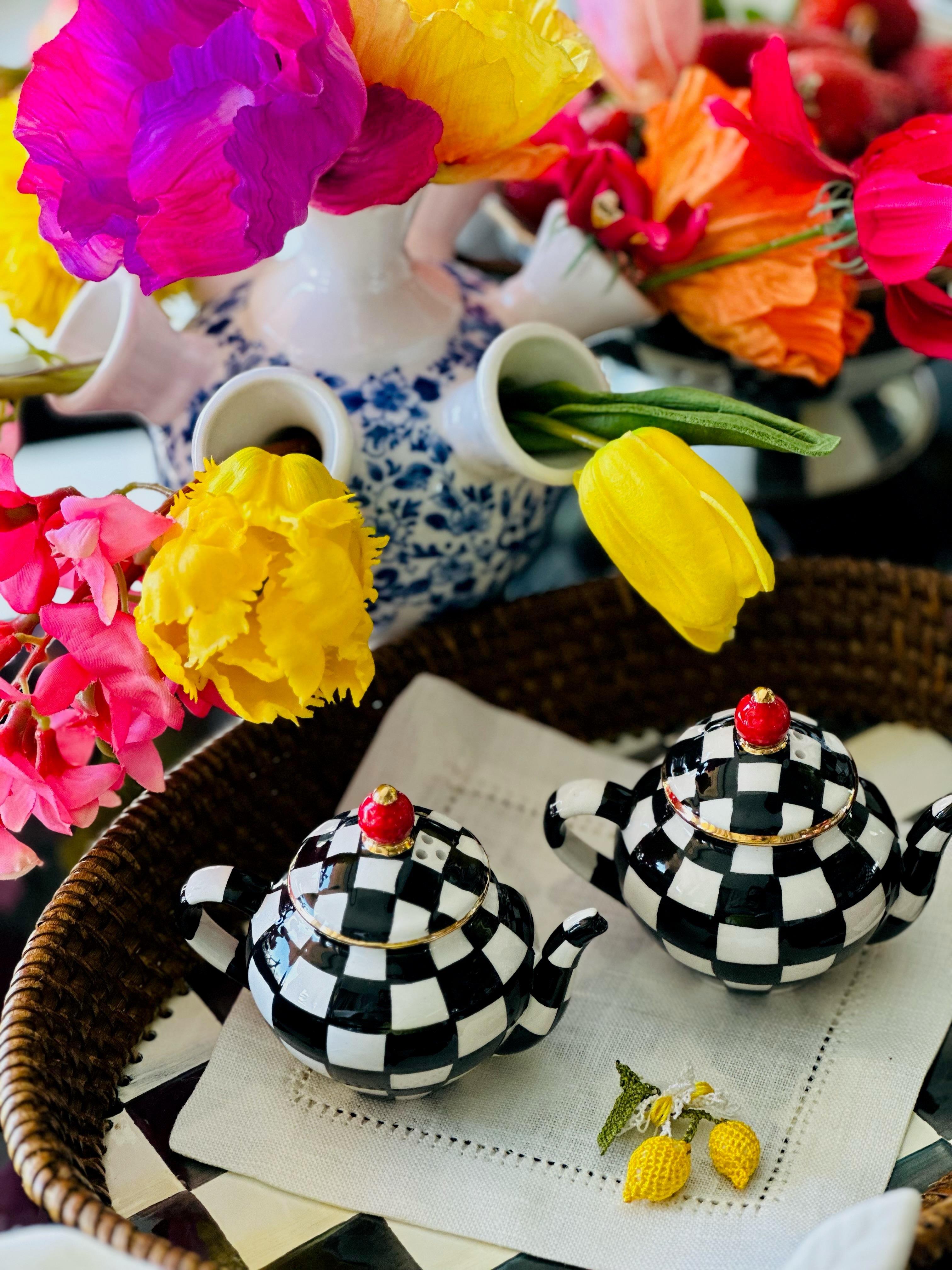 Limon İğne Oyalı Kokteyl Peçete