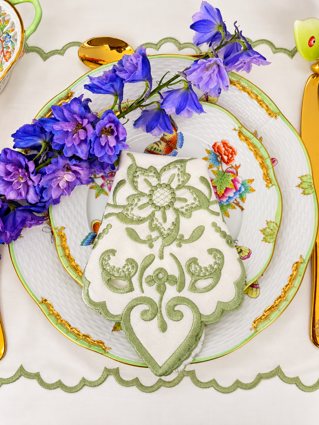 Romantik Victoria Yemek Peçetesi