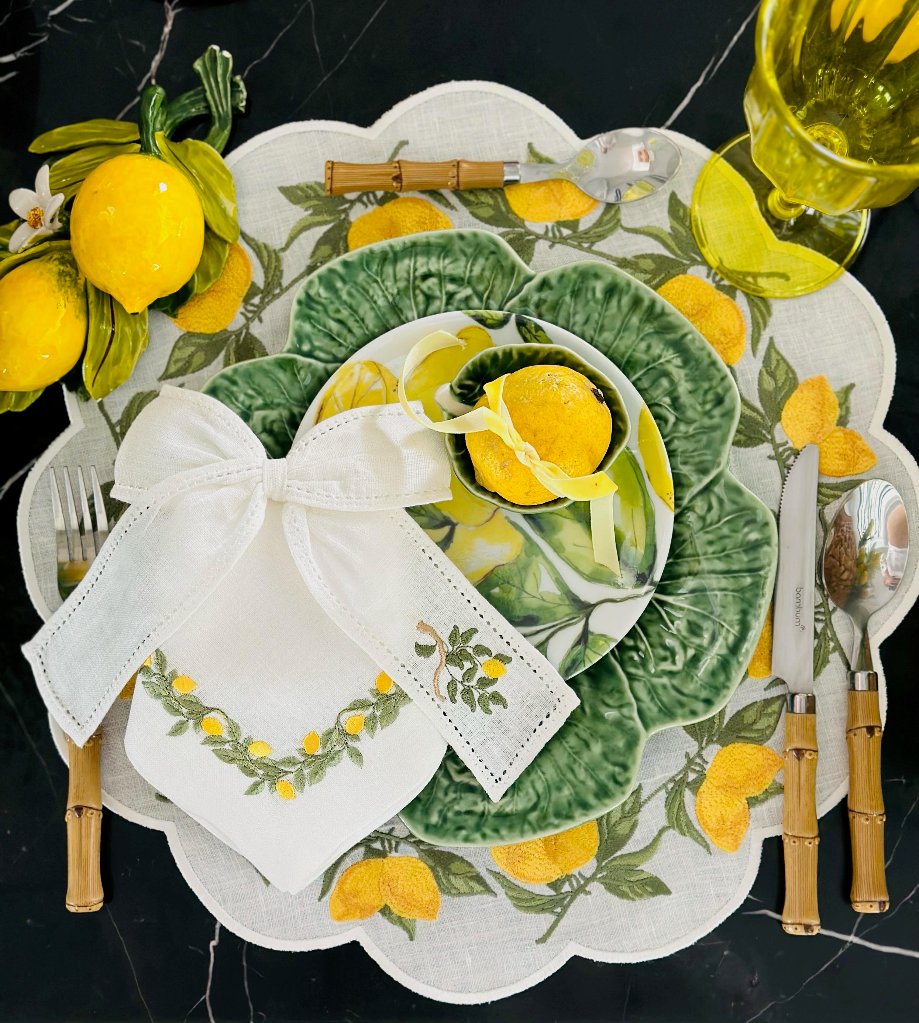 Sarmal Limon Yemek Peçetesi