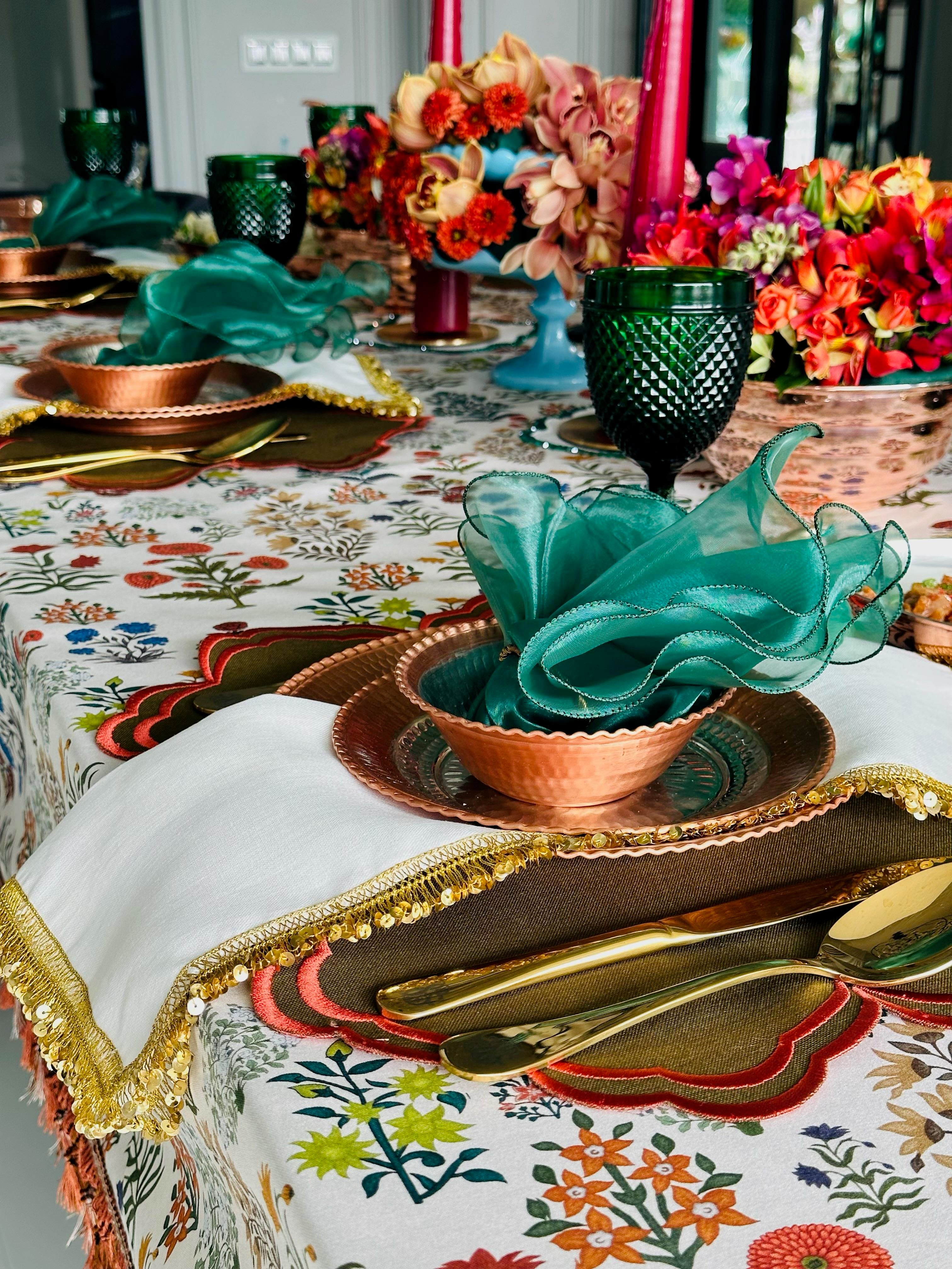 Tül Yemek Peçetesi