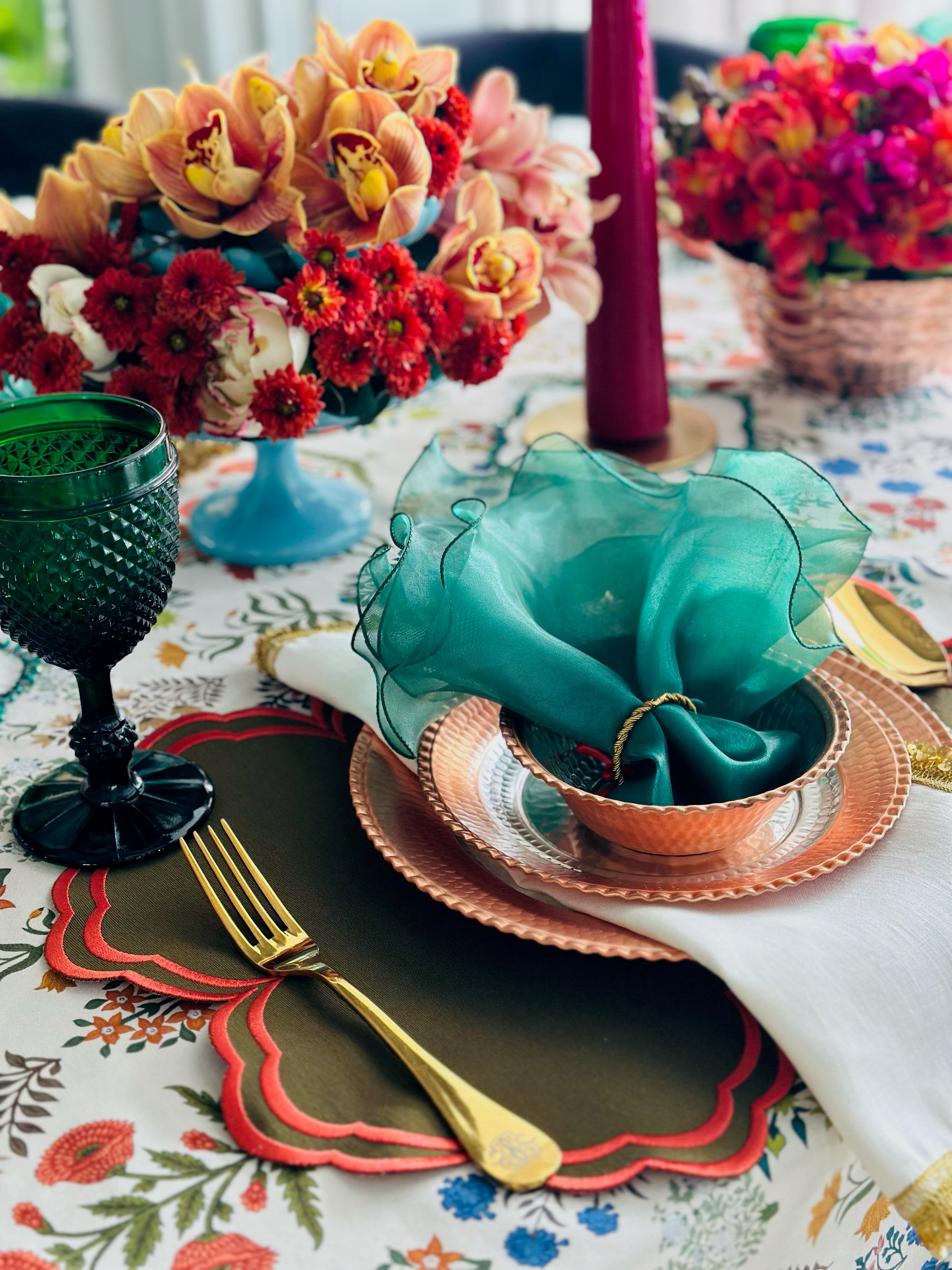 Tül Yemek Peçetesi